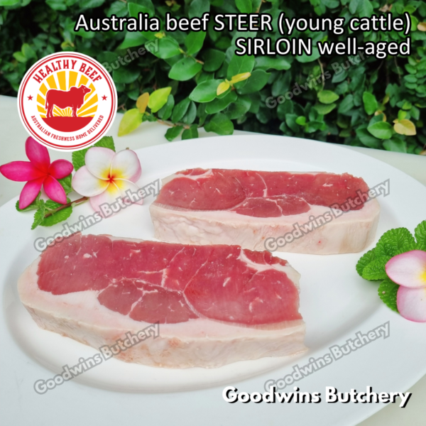 Beef SIRLOIN Australia STEER (young cattle) Healthy Beef aged-frozen WHOLE CUTS daging sapi has luar Striploin New York strip - Image 24