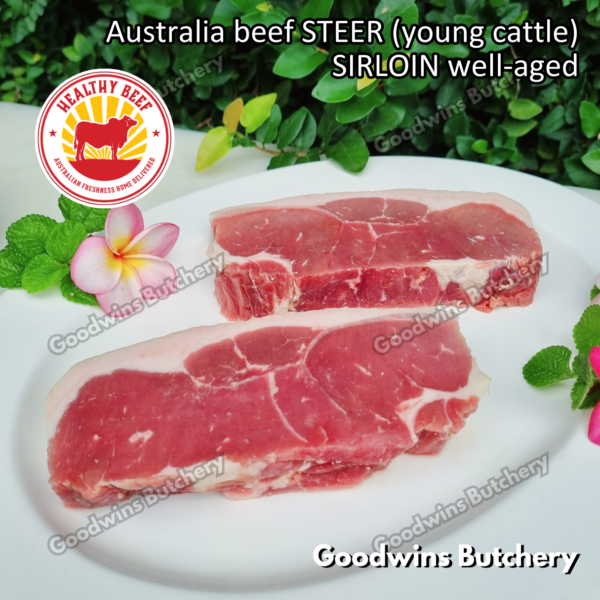 Beef SIRLOIN Australia STEER (young cattle) Healthy Beef aged-frozen WHOLE CUTS daging sapi has luar Striploin New York strip - Image 23