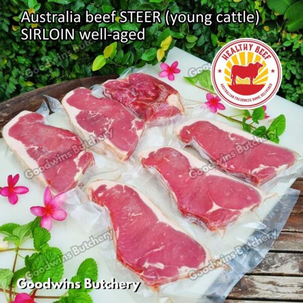Beef SIRLOIN Australia STEER (young cattle) Healthy Beef aged-frozen WHOLE CUTS daging sapi has luar Striploin New York strip - Image 17