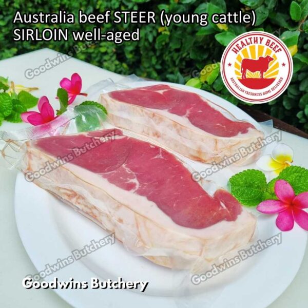 Beef SIRLOIN Australia STEER (young cattle) Healthy Beef aged-frozen WHOLE CUTS daging sapi has luar Striploin New York strip - Image 15