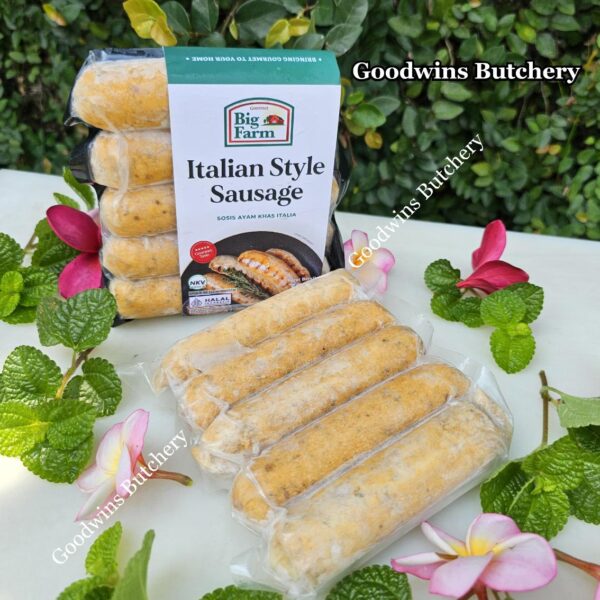 Chicken sausage Italian style Big Farm sosis ayam frozen 5pcs 360g BigFarm - Image 3