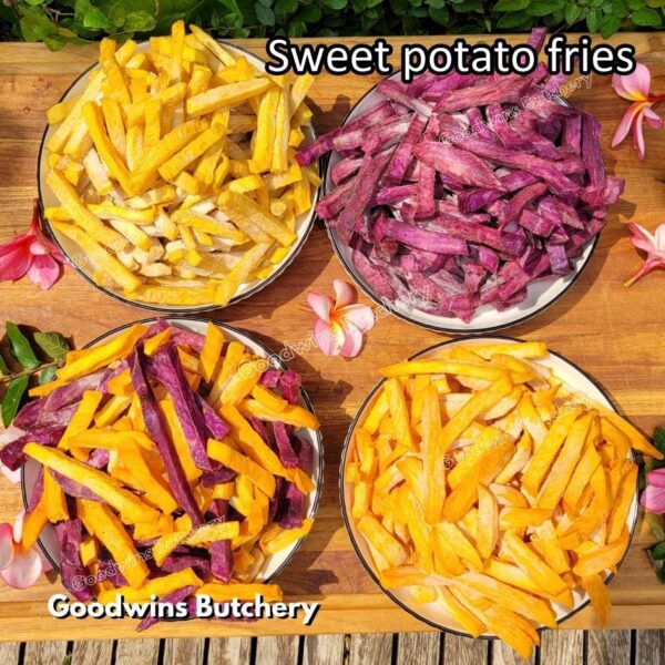 UBI BEKU SEMUA WARNA Cilembu Ase Ungu Mix 8Veggiez | IQF frozen import vegetable import 8 Veggiez SWEET POTATOES 500g