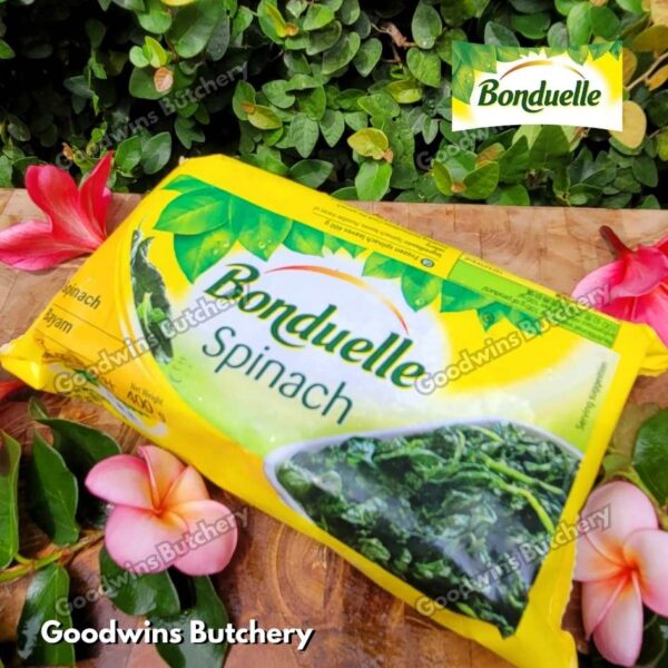 Bonduelle France SPINACH LEAF sayur daun bayam beku frozen 400g - Image 5