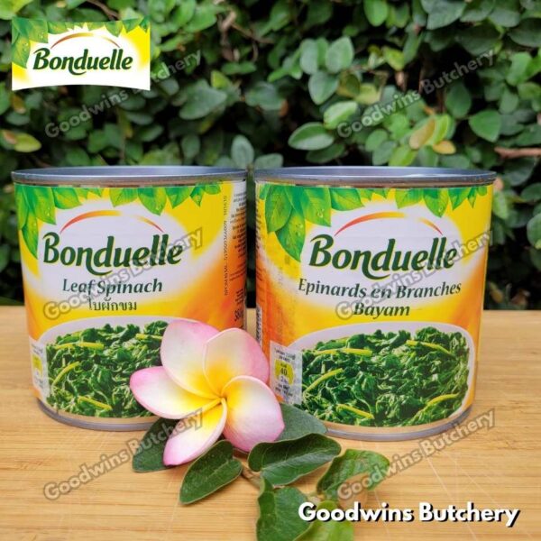 Bonduelle SPINACH LEAF France imported EPINARDS EN BRANCHES daun bayam 400gr - Image 6