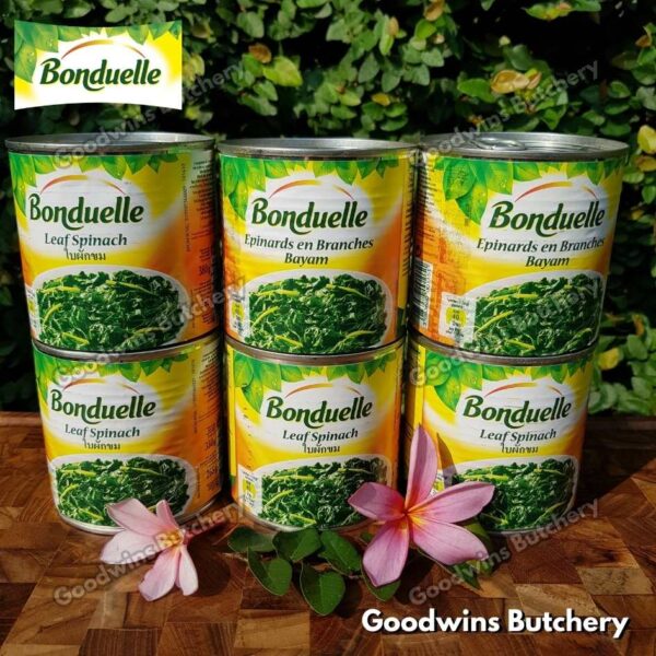 Bonduelle SPINACH LEAF France imported EPINARDS EN BRANCHES daun bayam 400gr - Image 5