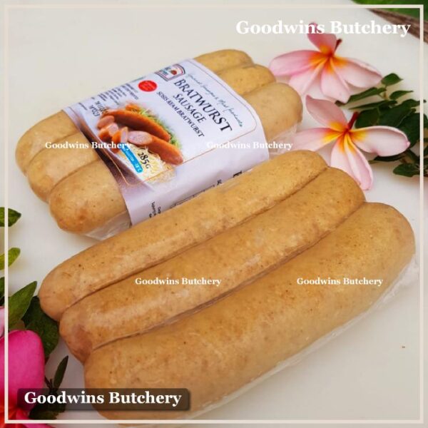 Chicken bratwurst sausage Big Farm frozen sosis ayam 3pcs 285g BigFarm - Image 3