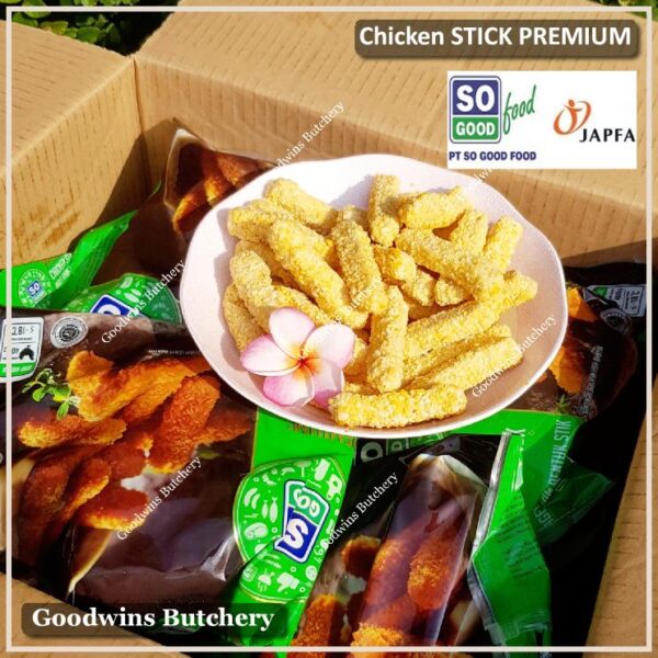 Chicken stick nugget premium SoGood frozen ayam So Good Food 400g - Image 7
