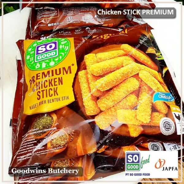 Chicken stick nugget premium SoGood frozen ayam So Good Food 400g - Image 2