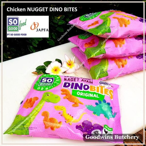 Chicken NUGGET DINO BITES SoGood frozen ayam So Good Food 400g - Image 7