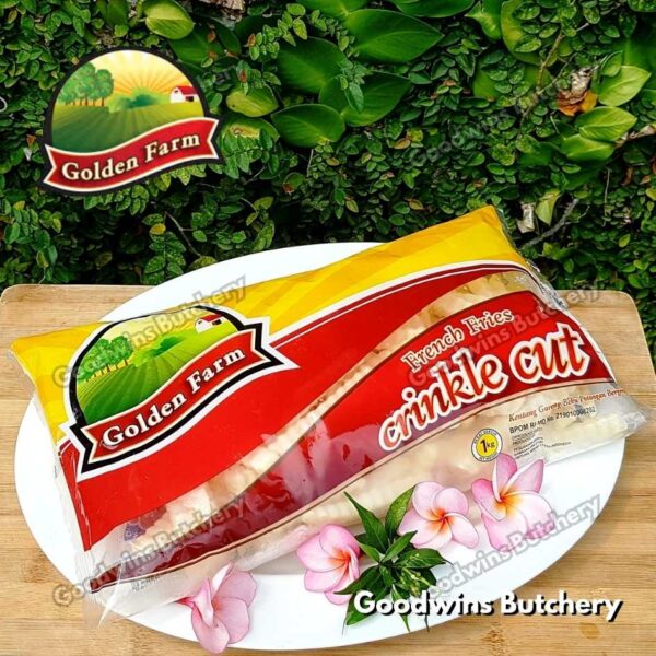GoldenFarm frenchfries Shoestring Crinkle Straight cuts Golden Farm french fries frozen 1kg - Image 18