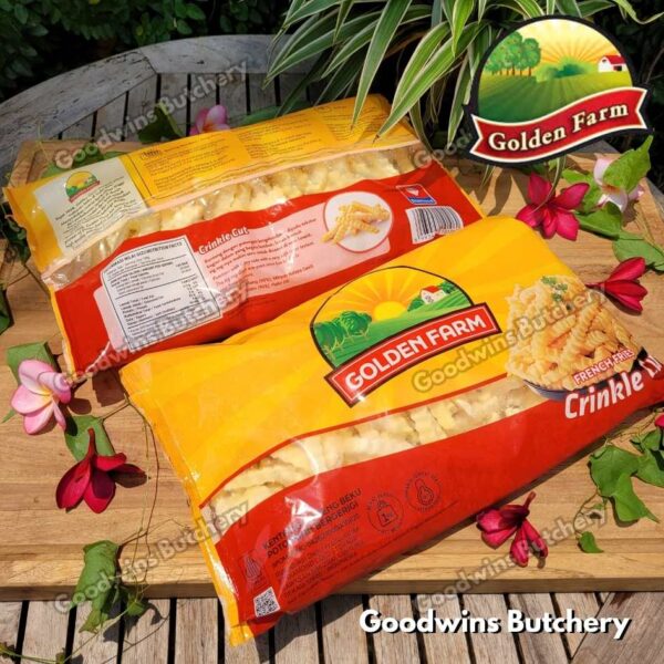 GoldenFarm frenchfries Shoestring Crinkle Straight cuts Golden Farm french fries frozen 1kg - Image 17