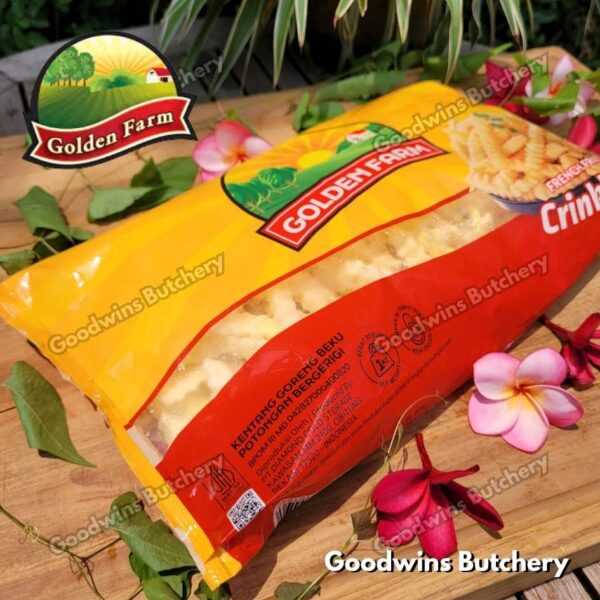 GoldenFarm frenchfries Shoestring Crinkle Straight cuts Golden Farm french fries frozen 1kg - Image 16