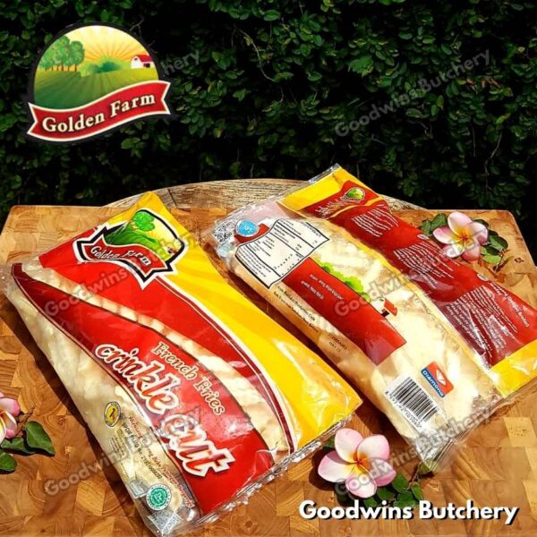 GoldenFarm frenchfries Shoestring Crinkle Straight cuts Golden Farm french fries frozen 1kg - Image 14