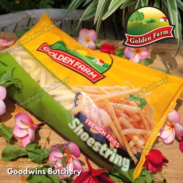 GoldenFarm frenchfries Shoestring Crinkle Straight cuts Golden Farm french fries frozen 1kg - Image 11