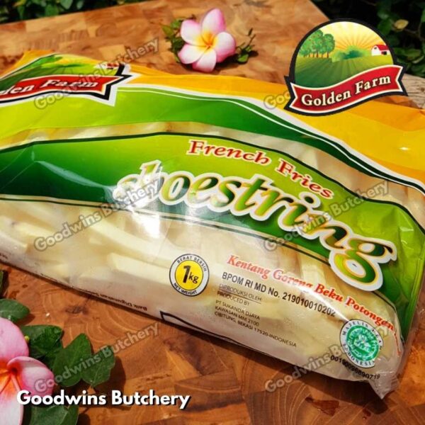 GoldenFarm frenchfries Shoestring Crinkle Straight cuts Golden Farm french fries frozen 1kg - Image 8