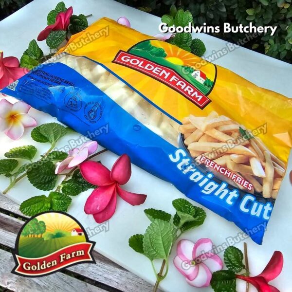 GoldenFarm frenchfries Shoestring Crinkle Straight cuts Golden Farm french fries frozen 1kg - Image 6
