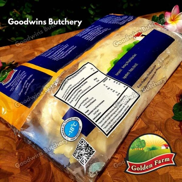 GoldenFarm frenchfries Shoestring Crinkle Straight cuts Golden Farm french fries frozen 1kg - Image 3