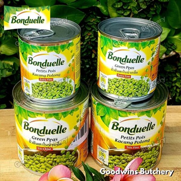 Bonduelle GREEN PEAS EXTRA FINE France imported PETITS POLS kacang polong 200gr - Image 7