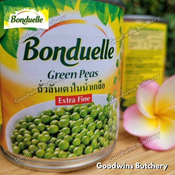 Bonduelle GREEN PEAS EXTRA FINE France imported PETITS POLS kacang polong 200gr