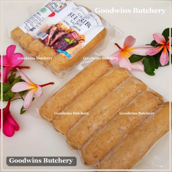 Grilled beef ribs sausage Big Farm frozen sosis daging iga sapi frozen 5pcs 360g BigFarm - Image 2