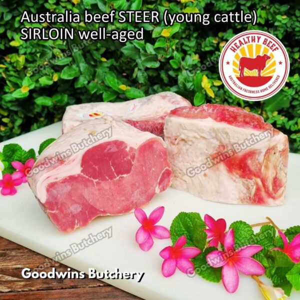 Beef SIRLOIN Australia STEER (young cattle) Healthy Beef aged-frozen WHOLE CUTS daging sapi has luar Striploin New York strip - Image 12