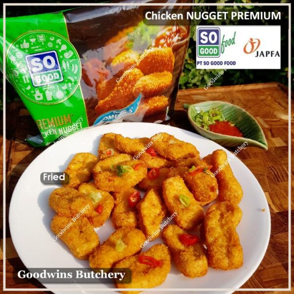 Chicken NUGGET PREMIUM ORIGINAL SoGood frozen ayam So Good Food 400g