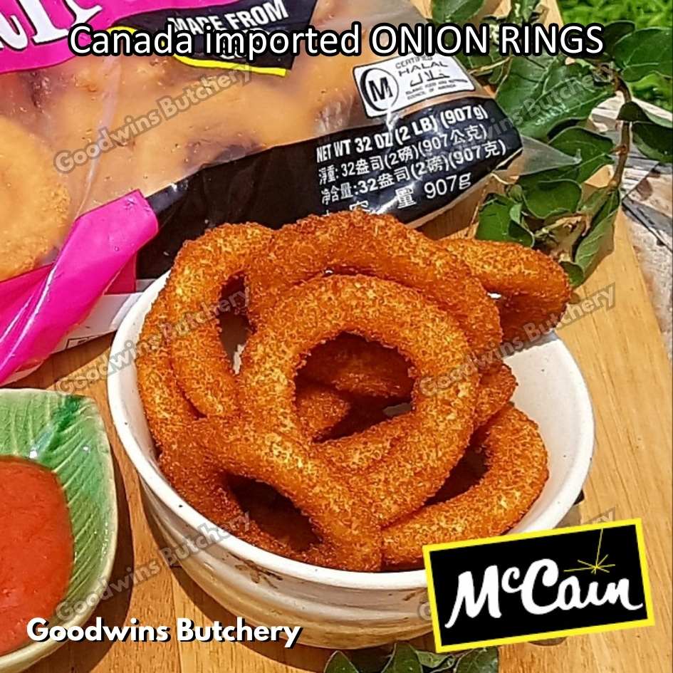 McCain BREADED ONION RINGS | bawang bombai frozen import Canada 2Lbs 907gr - Image 5