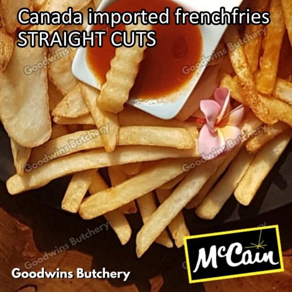 Frenchfries McCain Canada STRAIGHT CUT 3/8" 1cm kentang goreng frozen import french fries Mc Cain