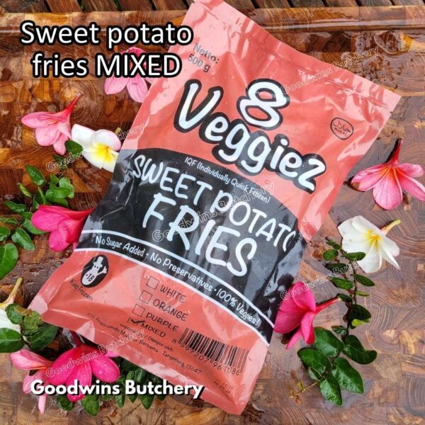 UBI BEKU SEMUA WARNA Cilembu Ase Ungu Mix 8Veggiez | IQF frozen import vegetable import 8 Veggiez SWEET POTATOES 500g - Image 23