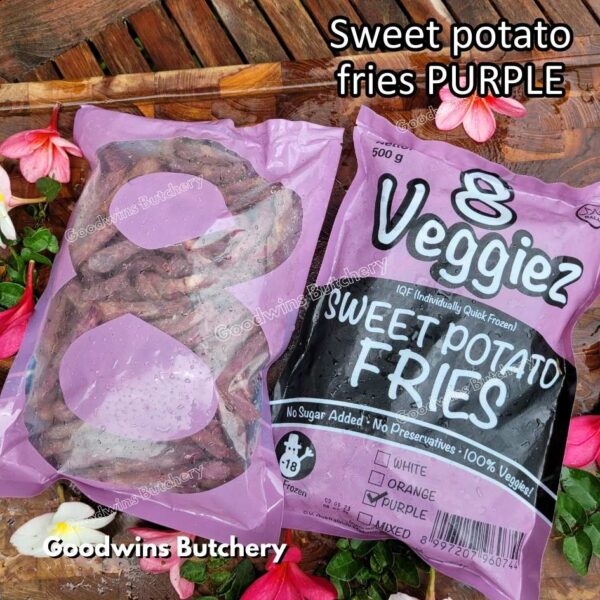 UBI BEKU SEMUA WARNA Cilembu Ase Ungu Mix 8Veggiez | IQF frozen import vegetable import 8 Veggiez SWEET POTATOES 500g - Image 4