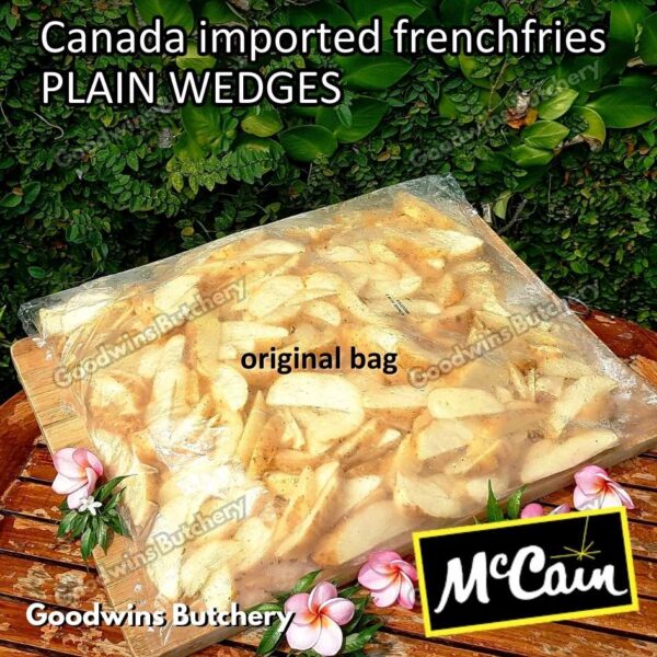 Frenchfries McCain Canada WEDGES SKIN ON PLAIN UNSEASONED kentang goreng frozen import french fries Mc Cain - Image 3