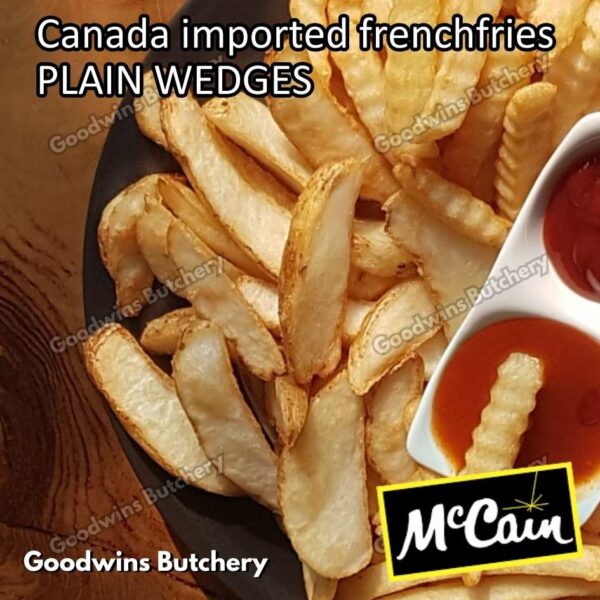 Frenchfries McCain Canada WEDGES SKIN ON PLAIN UNSEASONED kentang goreng frozen import french fries Mc Cain - Image 2