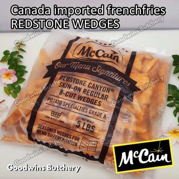 Frenchfries McCain Canada REDSTONE WEDGES SKIN ON SPICY SUPER CRISP kentang goreng frozen import french fries Mc Cain - Image 12