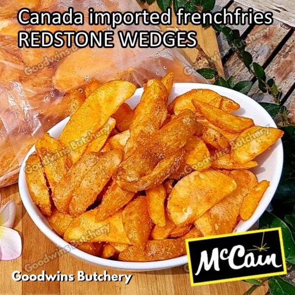 Frenchfries McCain Canada REDSTONE WEDGES SKIN ON SPICY SUPER CRISP kentang goreng frozen import french fries Mc Cain - Image 4