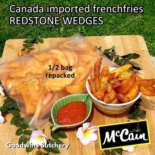 Frenchfries McCain Canada REDSTONE WEDGES SKIN ON SPICY SUPER CRISP kentang goreng frozen import french fries Mc Cain - Image 3