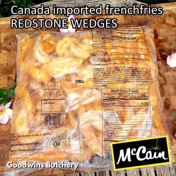 Frenchfries McCain Canada REDSTONE WEDGES SKIN ON SPICY SUPER CRISP kentang goreng frozen import french fries Mc Cain - Image 11