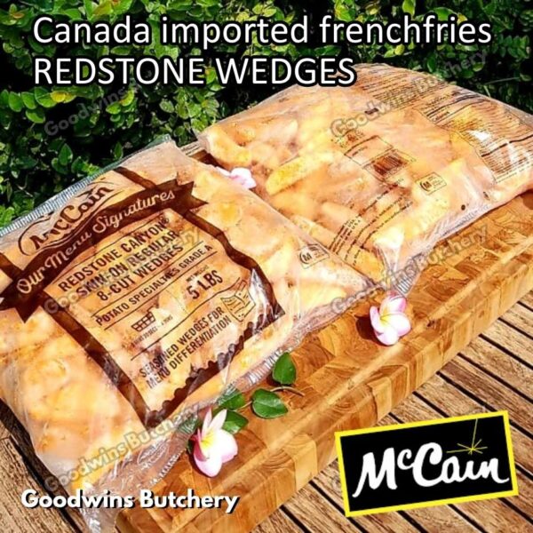 Frenchfries McCain Canada REDSTONE WEDGES SKIN ON SPICY SUPER CRISP kentang goreng frozen import french fries Mc Cain - Image 10