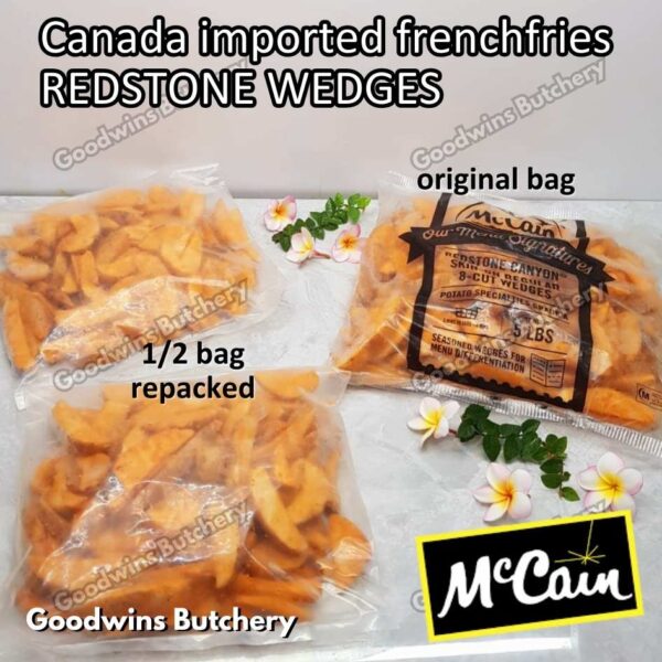 Frenchfries McCain Canada REDSTONE WEDGES SKIN ON SPICY SUPER CRISP kentang goreng frozen import french fries Mc Cain - Image 8