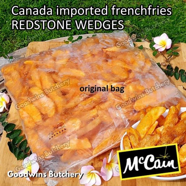 Frenchfries McCain Canada REDSTONE WEDGES SKIN ON SPICY SUPER CRISP kentang goreng frozen import french fries Mc Cain - Image 5