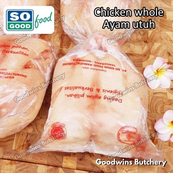 SoGood CHICKEN WHOLE frozen | ayam utuh bekakak spatchcock butterflied ulu | So Good Food Japfa - Image 4