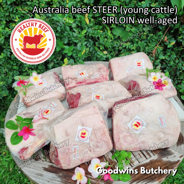 Beef SIRLOIN Australia STEER (young cattle) Healthy Beef aged-frozen WHOLE CUTS daging sapi has luar Striploin New York strip - Image 10