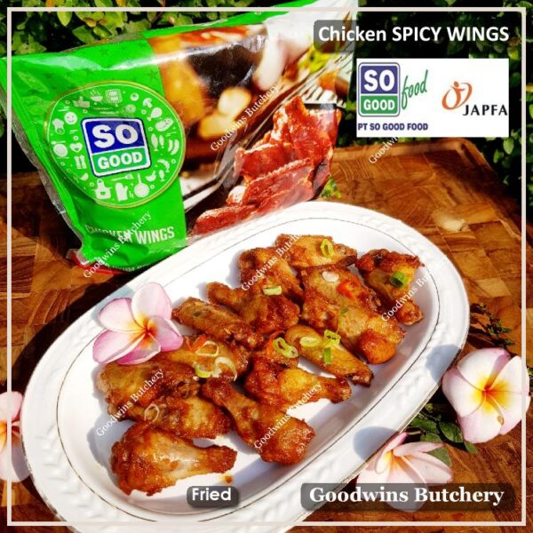 Chicken SPICY WING SoGood frozen ayam So Good Food 400g - Image 3