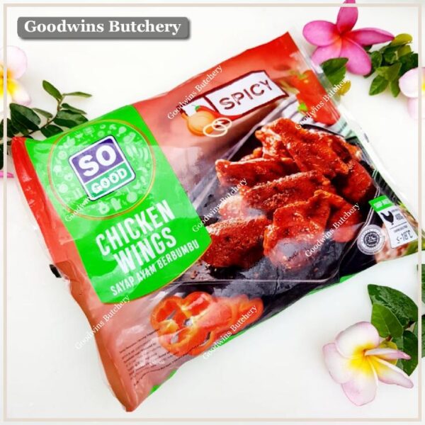 Chicken SPICY WING SoGood frozen ayam So Good Food 400g