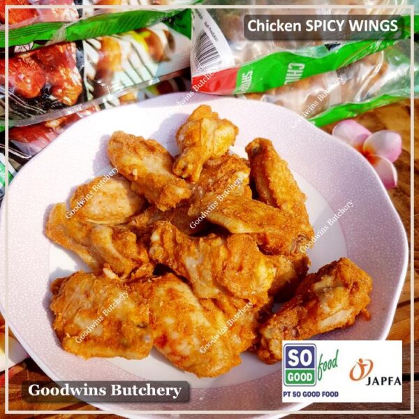 Chicken SPICY WING SoGood frozen ayam So Good Food 400g - Image 2