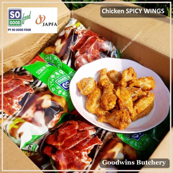Chicken SPICY WING SoGood frozen ayam So Good Food 400g - Image 6