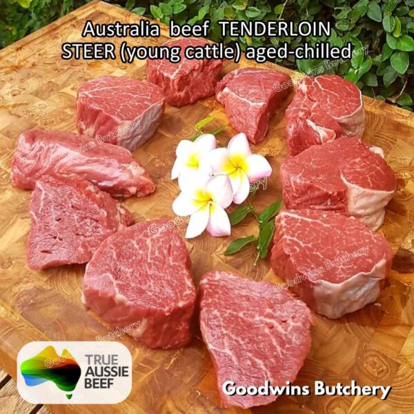 Beef TENDERLOIN Australia STEER (young cattle) AGED-CHILLED whole cuts 2.2 kg/pc eye fillet mignon Australia Harvey Midfield Teys NZ Taylor-Preston daging sapi import has dalam - Image 12