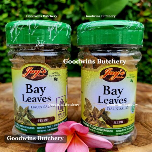 Jay's herbs BAY LEAVES LEAF daun salam import Jays 8gr