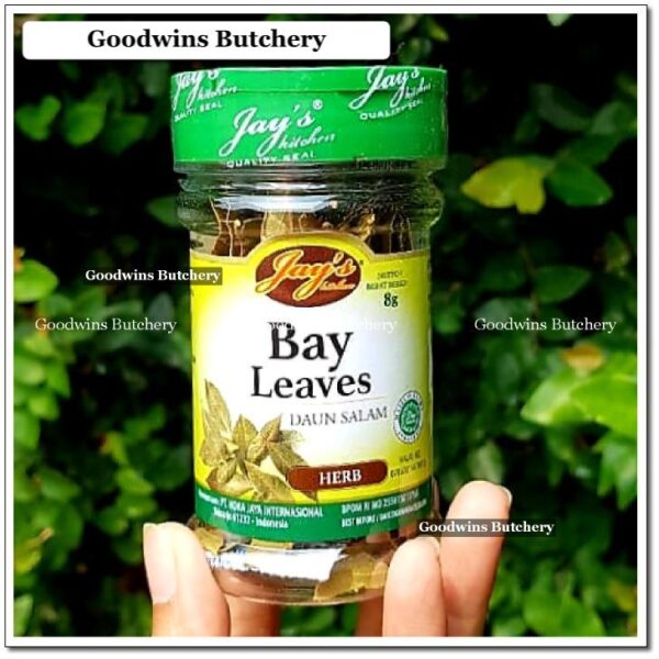 Jay's herbs BAY LEAVES LEAF daun salam import Jays 8gr - Image 4