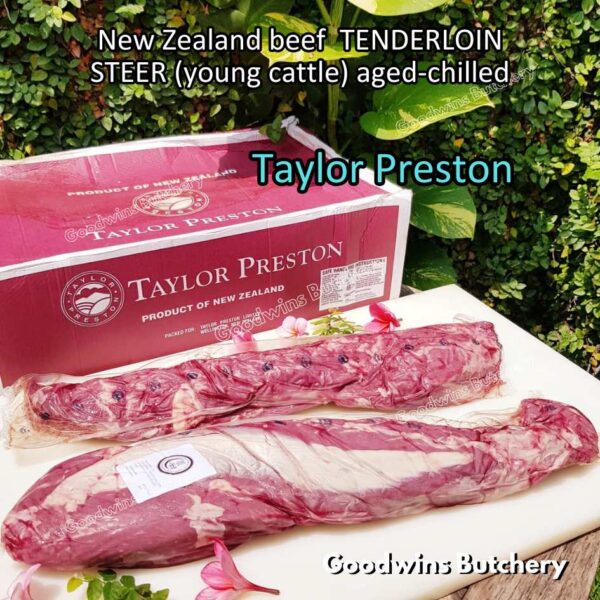 Beef TENDERLOIN Australia STEER (young cattle) AGED-CHILLED whole cuts 2.2 kg/pc eye fillet mignon Australia Harvey Midfield Teys NZ Taylor-Preston daging sapi import has dalam - Image 15