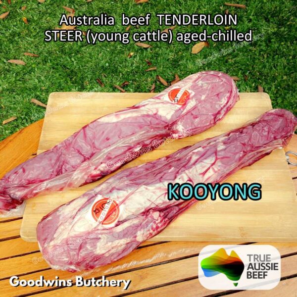Beef TENDERLOIN Australia STEER (young cattle) AGED-CHILLED whole cuts 2.2 kg/pc eye fillet mignon Australia Harvey Midfield Teys NZ Taylor-Preston daging sapi import has dalam - Image 22